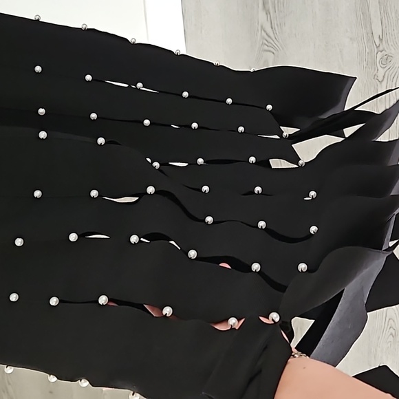 SANDROFringe studded stretch-knit maxi dress - Picture 7 of 9